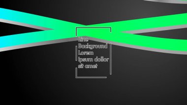 Soyut dalga geçmiş ile yeşil degrade