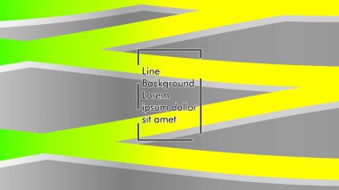 yeşil ve sarı gradyan ile soyut dalga arka plan