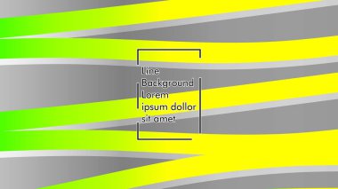 yeşil ve sarı gradyan ile soyut dalga arka plan