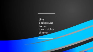 Soyut dalga arka plan mavi degrade ile