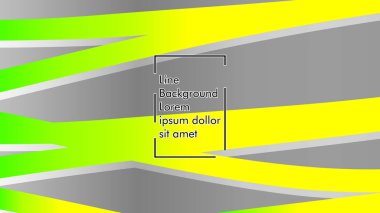 yeşil ve sarı gradyan ile soyut dalga arka plan