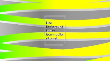 yeşil ve sarı gradyan ile soyut dalga arka plan