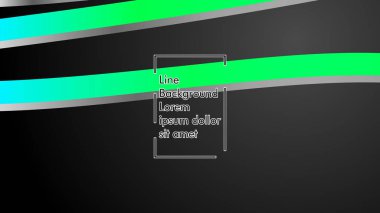 Soyut dalga geçmiş ile yeşil degrade