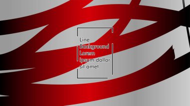 Dalgalı arka plan, kırmızı renk ve gri arka plan