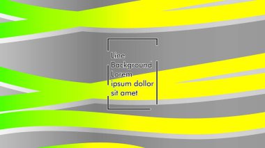 yeşil ve sarı gradyan ile soyut dalga arka plan