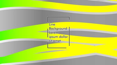 yeşil ve sarı gradyan ile soyut dalga arka plan