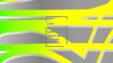 yeşil ve sarı gradyan ile soyut dalga arka plan