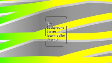 yeşil ve sarı gradyan ile soyut dalga arka plan