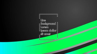 Soyut dalga geçmiş ile yeşil degrade