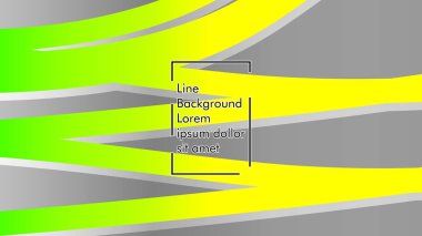 yeşil ve sarı gradyan ile soyut dalga arka plan