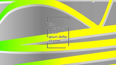 yeşil ve sarı gradyan ile soyut dalga arka plan