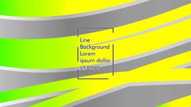 yeşil ve sarı gradyan ile soyut dalga arka plan