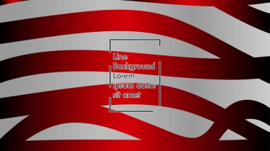 Dalgalı arka plan, kırmızı renk ve gri arka plan