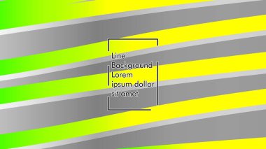 yeşil ve sarı gradyan ile soyut dalga arka plan