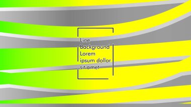 yeşil ve sarı gradyan ile soyut dalga arka plan