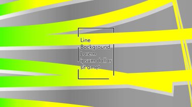 yeşil ve sarı gradyan ile soyut dalga arka plan