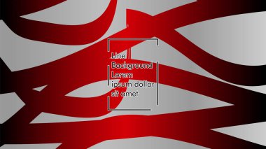 Dalgalı arka plan, kırmızı renk ve gri arka plan