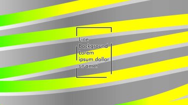 yeşil ve sarı gradyan ile soyut dalga arka plan