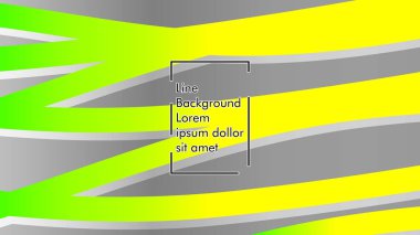 yeşil ve sarı gradyan ile soyut dalga arka plan