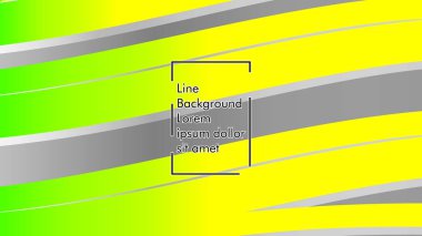 yeşil ve sarı gradyan ile soyut dalga arka plan