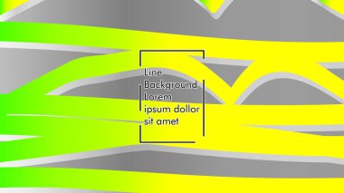 yeşil ve sarı gradyan ile soyut dalga arka plan