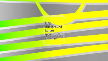 yeşil ve sarı gradyan ile soyut dalga arka plan