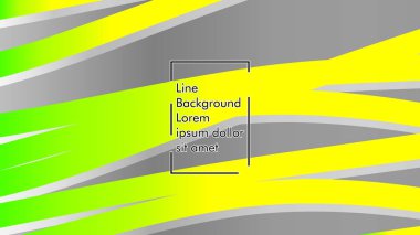 yeşil ve sarı gradyan ile soyut dalga arka plan