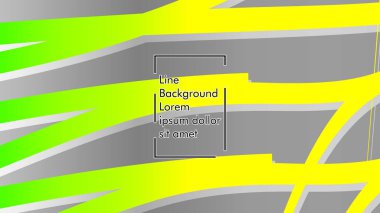 yeşil ve sarı gradyan ile soyut dalga arka plan