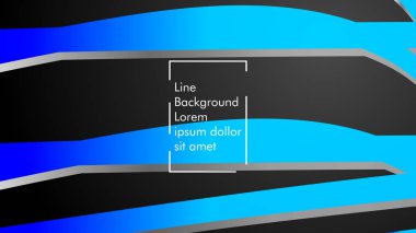 Soyut dalga arka plan mavi degrade ile