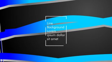 Soyut dalga arka plan mavi degrade ile