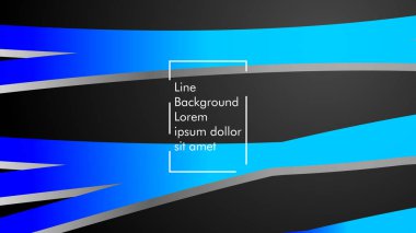 Soyut dalga arka plan mavi degrade ile