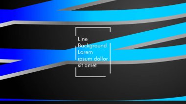 Soyut dalga arka plan mavi degrade ile