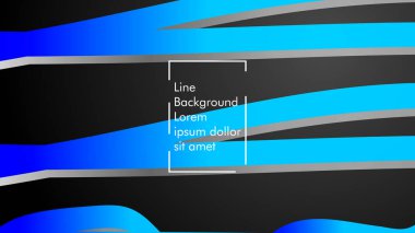 Soyut dalga arka plan mavi degrade ile