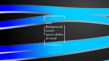 Soyut dalga arka plan mavi degrade ile