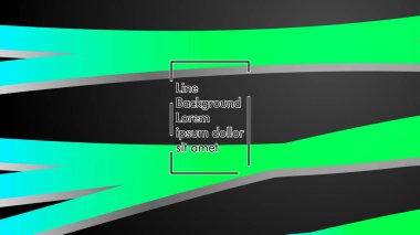 Soyut dalga geçmiş ile yeşil degrade