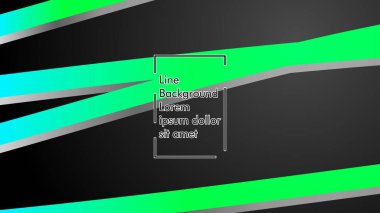 Soyut dalga geçmiş ile yeşil degrade