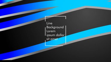 Soyut dalga arka plan mavi degrade ile