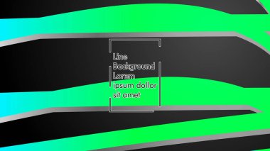 Soyut dalga geçmiş ile yeşil degrade