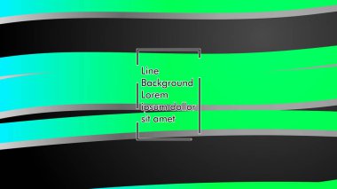 Soyut dalga geçmiş ile yeşil degrade