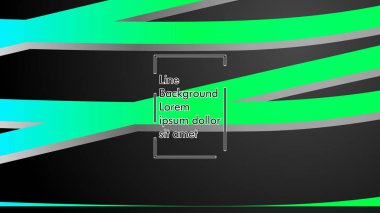 Soyut dalga geçmiş ile yeşil degrade