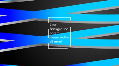 Soyut dalga arka plan mavi degrade ile