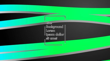 Soyut dalga geçmiş ile yeşil degrade