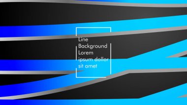 Soyut dalga arka plan mavi degrade ile