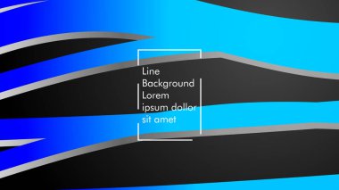 Soyut dalga arka plan mavi degrade ile