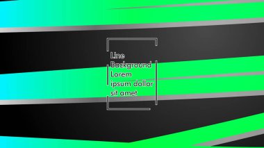 Soyut dalga geçmiş ile yeşil degrade