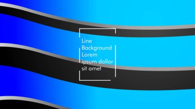 Soyut dalga arka plan mavi degrade ile