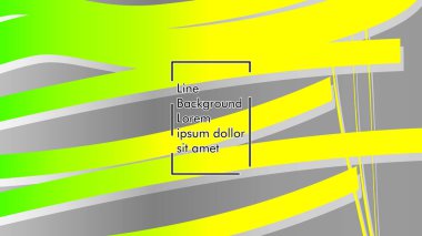 yeşil ve sarı gradyan ile soyut dalga arka plan