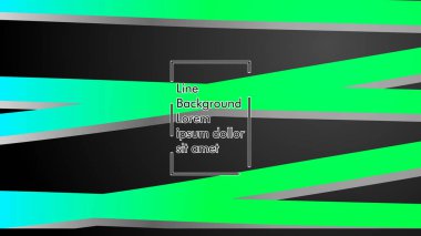 Soyut dalga geçmiş ile yeşil degrade