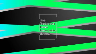 Soyut dalga geçmiş ile yeşil degrade