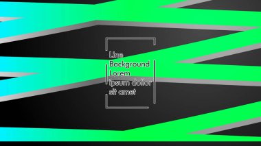 Soyut dalga geçmiş ile yeşil degrade